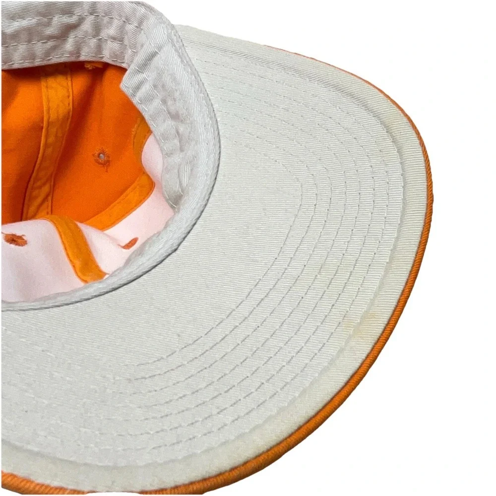 Tennessee Volunteers Hat Cap Strap Back Orange Vols Plain Logo Dad Adjustable MM